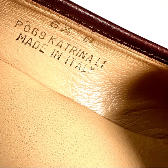 Coach Loafers Katrina Leather Pump Heels Made in Italy - Picture 9 of 11